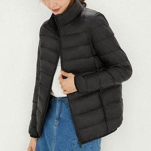 Chaqueta de invierno ligera y personalizada para mujer, chaqueta acolchada de alta calidad, tela de lona acolchada gruesa, soporte, estilo informal cálido - Product Image 3