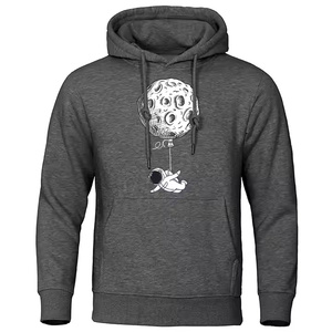 เสื้อฮู้ดและสเวตเชิ้ตสำหรับผู้ชายไซส์ใหญ่พิเศษปักโลโก้ตามสั่งสำหรับฤดูหนาว - Product Image 1