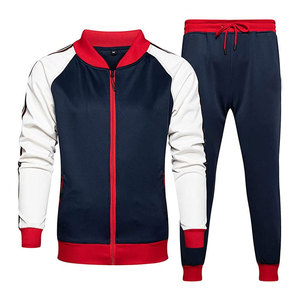 Ensemble de survêtement d'hiver pour hommes adultes 2023, 2 pièces, écologique, réversible, polyester/coton, coupe-vent, respirant, grande taille, MOQ 2 pièces - Product Image 2