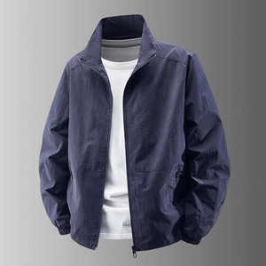 2025 Hot Selling <b>Men's</b> Fleece <b>Jacket</b> New Fashion <b>Denim</b> Stand Collar Winter Waterproof Breathable - Product Image 3