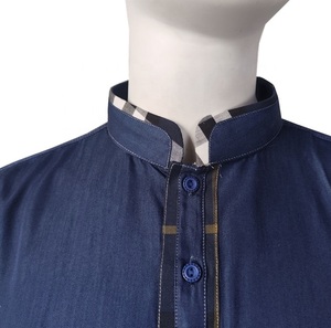 Precio personalizado de alta calidad árabe tradicional musulmán islámico Thobes hombres 2023 caftán Kaftan marroquí Thobes hombres bordado personalizado - Product Image 2