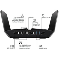 Carcasa de Diseño Compatible con el Router Nighthawk WiFi 6 RAX120, 12-Stream, Doble Banda, Gigabit, AX6000 Inalámbrico