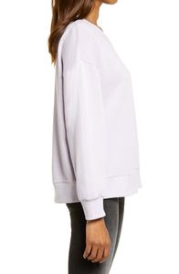 Ensemble deux pièces sweat-shirt col rond et pantalon de survêtement harem pour femme, imprimé logo personnalisé, tie-dye, hiver, écoresponsable - Product Image 3