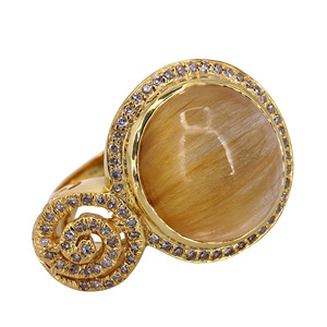 Bague en or véritable 18k, nœud papillon, pierre précieuse, diamant naturel, fait à la main, bijoux fins, fabrication, meilleure vente - Product Image 1