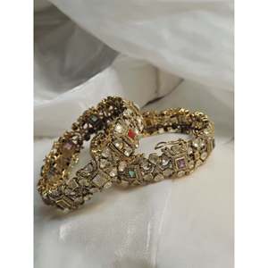 Brazalete Fino Navratna 925, Elegantes y Lujosos Brazaletes para Mujer - Product Image 1