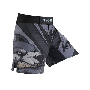 Shorts de combat MMA en satin, décontractés, séchage rapide, respirants, évacuant l'humidité, mélange polyester-coton, pour hommes, marque privée - Product Image 6
