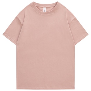 Camisas personalizadas para hombre, Camisetas básicas 220GSM lisas de algodón, camisetas casuales de verano con diseño de hombros caídos para hombres y mujeres de talla grande - Product Image 6