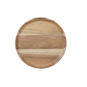 Top Arrival Classic Design Modern Style Wooden Serving <b>Tray</b> & Charging Plate Elegant Wooden <b>Dinner</b> Plate - Product Image 2