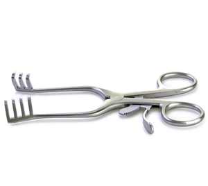 Écarteurs Weitlaner Instruments vétérinaires chirurgicaux en acier inoxydable à 3x4 broches/écarteurs Weitlaner à retenue automatique émoussés - Product Image 3