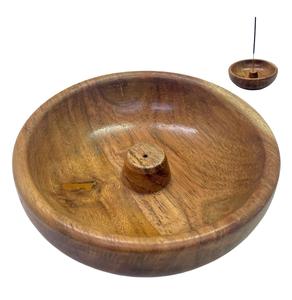 ที่วางธูปไม้อะคาเซียพร้อมแท่นวางกำยานเครื่องหอมระเหยที่จับเถ้าของตกแต่งบ้าน - Product Image 1