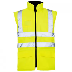 Gilet de sécurité réfléchissant rouge haute visibilité vêtements de travail de construction multi-poches pour les travailleurs en plein air - Product Image 4