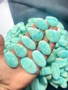 อัญมณี aragonite ธรรมชาติอัญมณี Cabochon, อัญมณี argonite กึ่งมีค่าธรรมชาติสำหรับทำเครื่องประดับทำมือ Cabochon argonite - Product Image 2