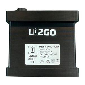 Batteria al Litio Li2Go Ex 16-7 14.4V 7Ah, Pacco Compatto Li-Ion per Utensili Elettrici Portatili - Product Image 2