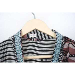 Kimono de Seda Vintage Elegante al por Mayor para Mujer, Ropa de Dormir, Ropa de Playa, Estampado Floral, Transpirable, de Secado Rápido - Product Image 6