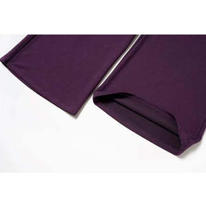 Nouveauté 2026 Pantalons de yoga amples et décontractés pour femmes Pantalons de sport Jogging Couleur unie Coton Pantalons de survêtement Service OEM - Product Image 6