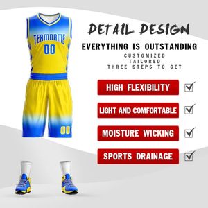Impression de logo personnalisée, uniforme de basket-ball à rayures, maillot de basket-ball pour hommes, uniforme de basket-ball en polyester pour hommes - Product Image 3