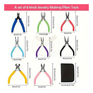 Professional Advanced Stainless Steel Jewelry Tool <b>Set</b> <b>Pliers</b> Kit Beading Tools Designers Craftsmen High Quality Lightweight - Product Image 2