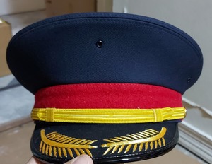 หมวกสีน้ำเงินเข้มแบบถอดได้สายทองแท่งปักด้วยมือทำจากโพลีเอสเตอร์สำหรับอุปกรณ์กลางแจ้งการป้องกันส่วนบุคคล - Product Image 5