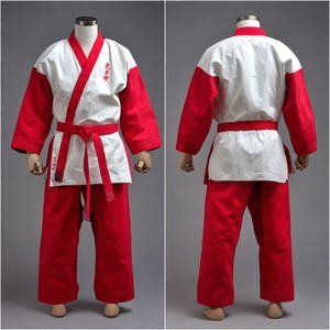 Vêtements d'arts martiaux Uniforme de karaté Boxeur Combattant Judo Uniformes de karaté 100% coton polyester Combinaisons de karaté Judo Hommes Femmes - Product Image 3