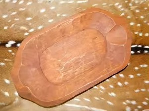 Bol à pâte en bois fait à la main de qualité supérieure bol de cuisine artisanal décoratif pour l'affichage utilisation de la pièce maîtresse de Table à pain aux fruits - Product Image 3