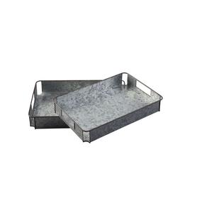 Plateau de décoration de table pour événements au design unique Plateau galvanisé de forme et de taille personnalisées de haute qualité - Product Image 1