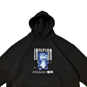 Sweat à capuche décontracté d'hiver imprimé DTF personnalisé, doublure en polaire 100 % coton doux de qualité supérieure, impression couleur intégrale personnalisée sans fissures - Product Image 1