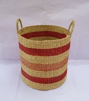 Paniers de rangement multifonctionnels en jonc de mer colorés, écologiques, certifiés CE, de haute qualité, gain de place, avec logo personnalisé pour table à langer bébé