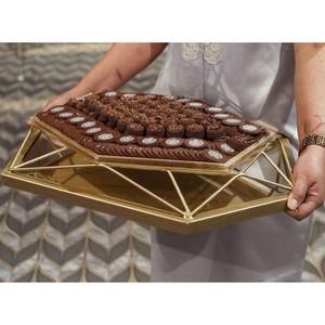 Bol de service élégant pour chocolat Bol à chocolat en fil de métal argenté de qualité supérieure Plateau de table Bol de service pour bonbons au chocolat Meilleur prix - Product Image 2