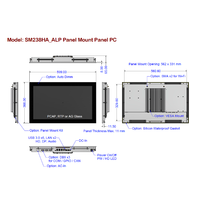 Panel PC Integrado con Resolución Full HD de 1920 por 1080
