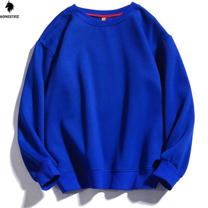 Sweat-shirt oversize en éponge française 100% coton de haute qualité pour hommes, sweat à capuche uni épais en polaire à épaules tombantes pour l'hiver - Product Image 2