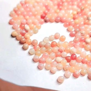 621ชิ้นของโอปอลสีชมพูธรรมชาติ3มิลลิเมตรรอบ Cabochon 86 CTS ชุด iroc ขายคุณภาพสูงโอปอลหลวมอัญมณี CAB เรา $35สำหรับทุกคน - Product Image 3