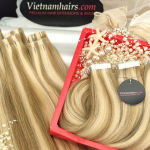 Meilleure Qualité 100% Vierge Vietnamien Extensions de Cheveux Bande de Cheveux Pleine Cuticule Vague Jerry Curl Droite Prêt À L'exportation - Product Image 1