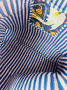 Bolso Tote de Hombro Hecho a Mano para Mujer, Bolso de Viaje Acolchado con Estampado Hecho a Mano, Material 100% Algodón - Product Image 4