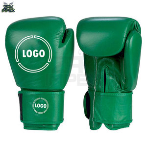 Guantes de boxeo profesionales verdes personalizados, transpirables, para entrenamiento profesional, Kickboxing, guantes de boxeo, logotipo impreso, tamaños disponibles - Product Image 2