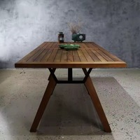 Bureau et table à manger en fer vietnamien moderne pour l'intérieur et l'extérieur, marque LBN, utilisation commerciale, meubles pour salon et bureau