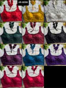 Las mujeres de moda indias usan Organza Indian Wedding Party Wear Jacquard Soft Pure Zari Weaving Blusa para Lehenga Choli y Saree - Product Image 4