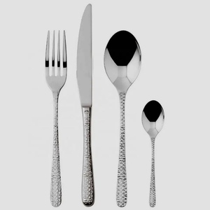 Stainless Steel <b>Flatware</b> Set With Classic Design Perfect for Eating Utensils Wedding Dining and Events Set of 5 Dinnerware - Product Image 5
