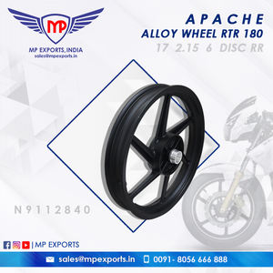 Rueda de Aleación 17 2.15 6 Tambor Trasero para TVS Apache 2 Ruedas Disponible para la Venta a un Precio Muy Asequible en Perú - Product Image 2