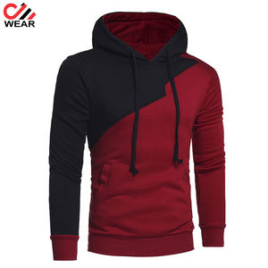 Ropa con capucha para hombre al por mayor de calidad superior, sudaderas con capucha de panel de lana de algodón 100% para hombre, personalizar todas las tallas para hombre - Product Image 2