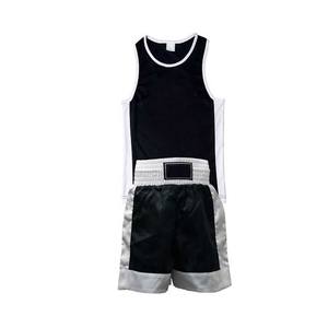 Unisex 100% Poliéster Chaleco de Boxeo y Pantalones Cortos Kit Unisex Uniforme de Boxeo en la mejor venta 2025 - Product Image 1