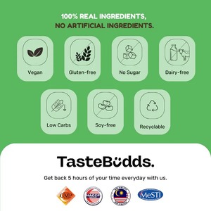 TASTEBUDDS Paquete Conveniente de 5 Unidades de Sopa Líquida Instantánea de 15 Segundos con Proteína de Guisantes, Aceite MCT y Batido de Tomate en Polvo, Reemplazo de Comida - Product Image 5