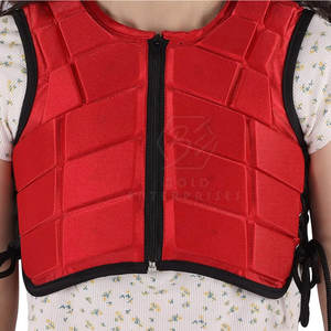 Chaleco Ecuestre para adultos de alta calidad para principiantes Chaleco cómodo de nailon para montar a caballo con espalda acolchada y paneles laterales - Product Image 6