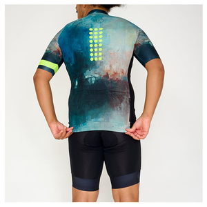 Maillot de ciclismo para hombre, camiseta de manga corta transpirable de secado rápido para bicicleta, camiseta de bicicleta de montaña y carretera que absorbe la humedad - Product Image 4