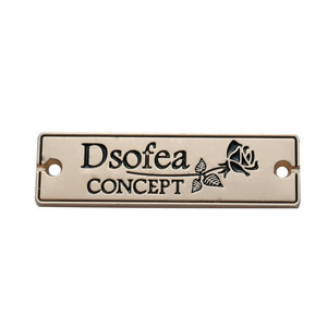 Etiqueta Metálica Personalizada de Aleación de Zinc para Coser en Jeans, Logotipo Decorativo Rectangular o Cuadrado - Product Image 5