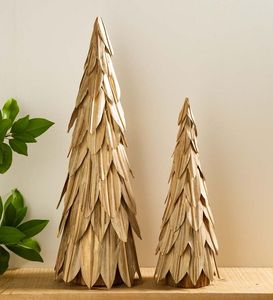 Quality Collection Royal Christmas Style Sustainably Handcrafted Modern Scandinavian Asian Metal Christmas <b>Tree</b> Outdoor <b>Tabletop</b> - Product Image 2
