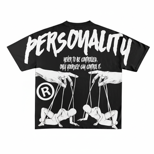 T-shirts en coton surdimensionnés pour hommes Coupe ample Imprimés sur toute la surface Unisexe Manches courtes Décontracté en plusieurs couleurs Confortable et respirant - Product Image 3