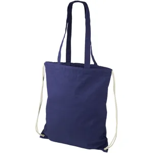 Customizable 240g Cotton Eliza <b>Backpack</b> Promotional <b>Drawstring</b> Sportpacks for Merchandising - Product Image 3