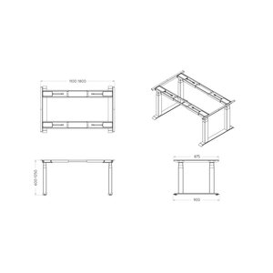 โต๊ะทำงานออฟฟิศ SMARTDESK Office DUO ONE ปรับระดับความสูงได้สองระดับ ดีไซน์ทันสมัย - Product Image 3