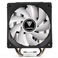 Refroidisseur d'air pour processeur XINMAI 230W TDP, 4 caloducs, 84CFM, 2000RPM, ventilateur PWM ARGB pour PC de jeu Intel LGA1851 1700 AMD AM5