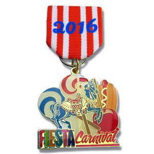 Medalla Fabricación Diseño personalizado Brillo Medalla Fiesta Esmalte Medailles - Product Image 1